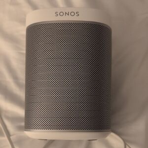 Sonos Gray Portable Speaker with Minimalist Design